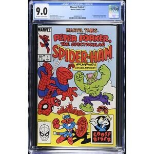 Marvel Tails #1, CGC 9.0, 1983, 1st App Peter Porker Spider-Ham  865019